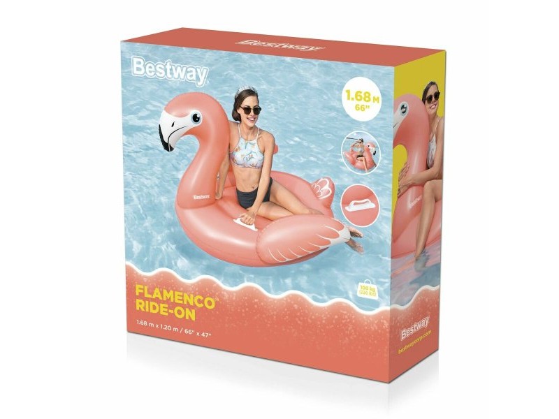 Надуваема Фигура за Басейн Bestway Flamingo 148 x 127 x 99 cm
