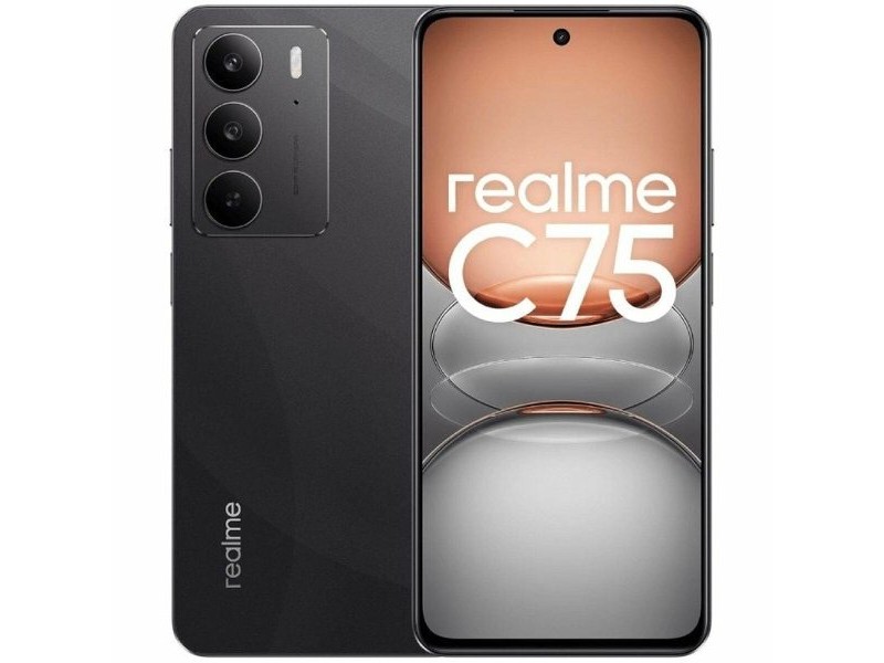Смартфони Realme Realme C75 Octa Core 8 GB RAM 128 GB Черен 6,72