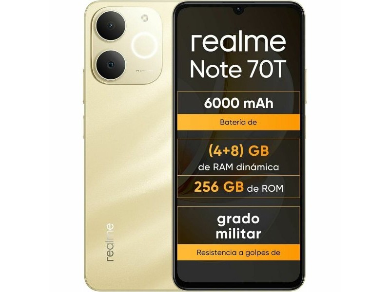 Смартфони Realme NOTE 70T 4 GB RAM 256 GB 6,74