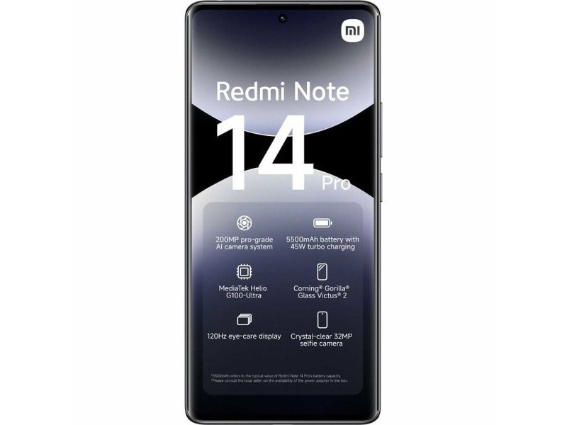 Смартфони Xiaomi Redmi Note 14 Pro Octa Core 8 GB RAM 256 GB Черен