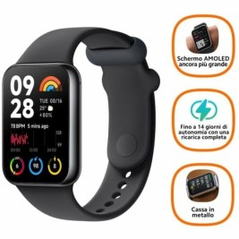 Смарт часовник Xiaomi Smart Band 8 Pro Черен