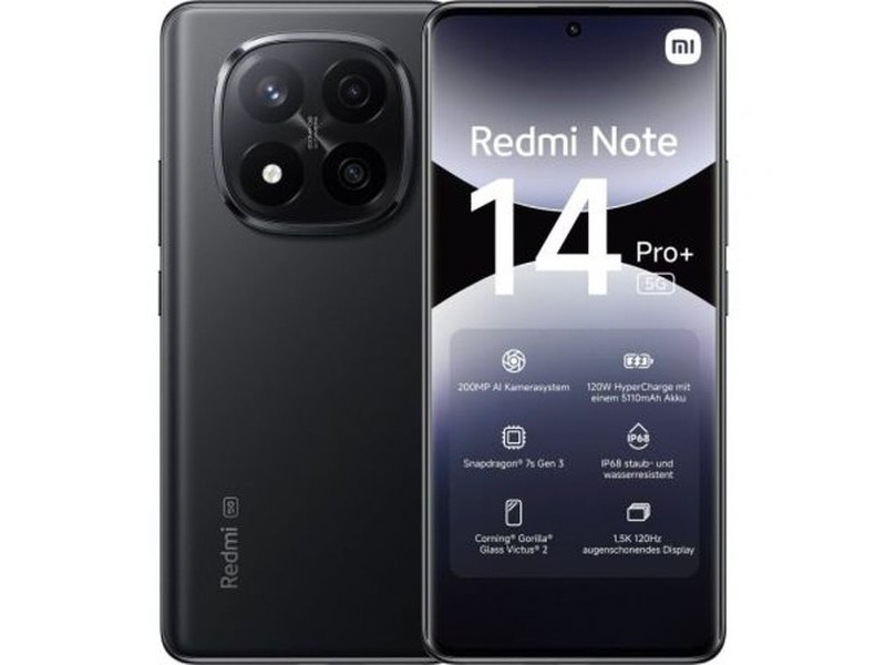 Смартфони Xiaomi NOTE14PP 5G 8-256 BK Octa Core 8 GB RAM 256 GB Черен 6,67
