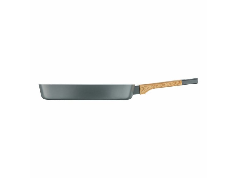 Оребрен Тиган San Ignacio Earth Grey SG-6754 Сив Алуминий 28 x 28 cm