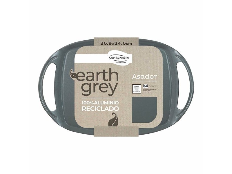 Шишче San Ignacio Earth Grey SG-6755 Сив 36,9 x 24,6 cm С дръжки