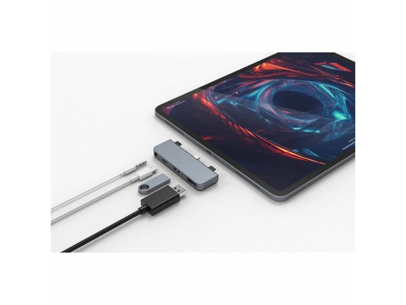 USB извод Hyper HD319E-Grey Сив