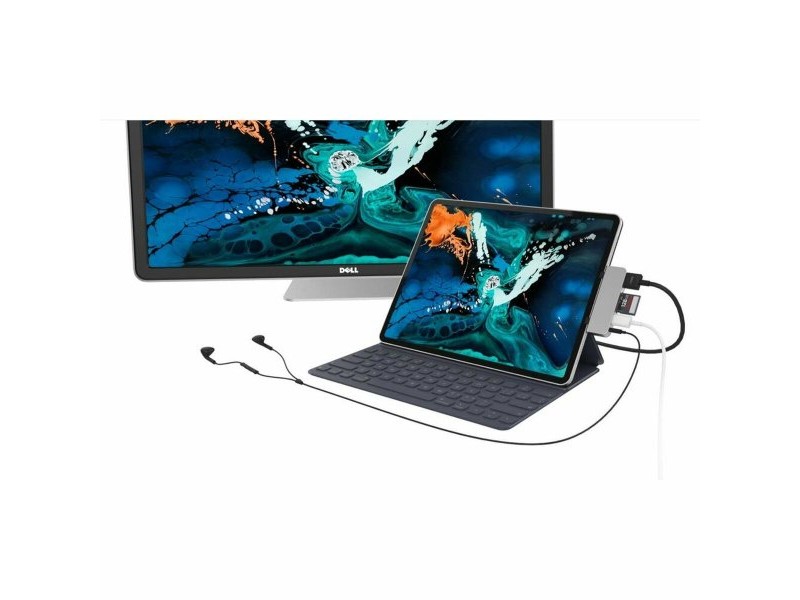 USB извод Hyper HD319E-Grey Сив