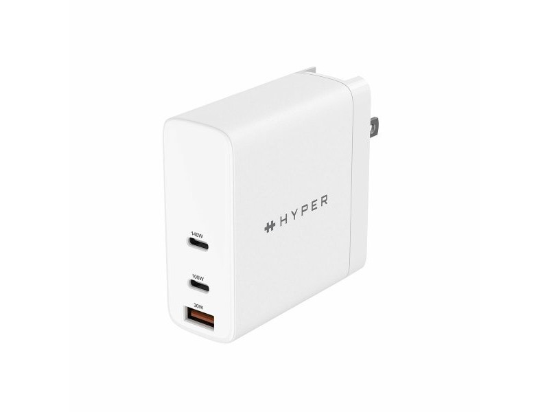 Зарядно за стена Hyper HJG140WW Бял 65 W