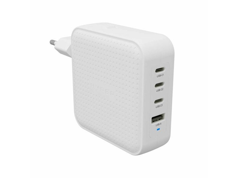 Зарядно за стена Hyper HJ1002WHWWGL Бял 100 W
