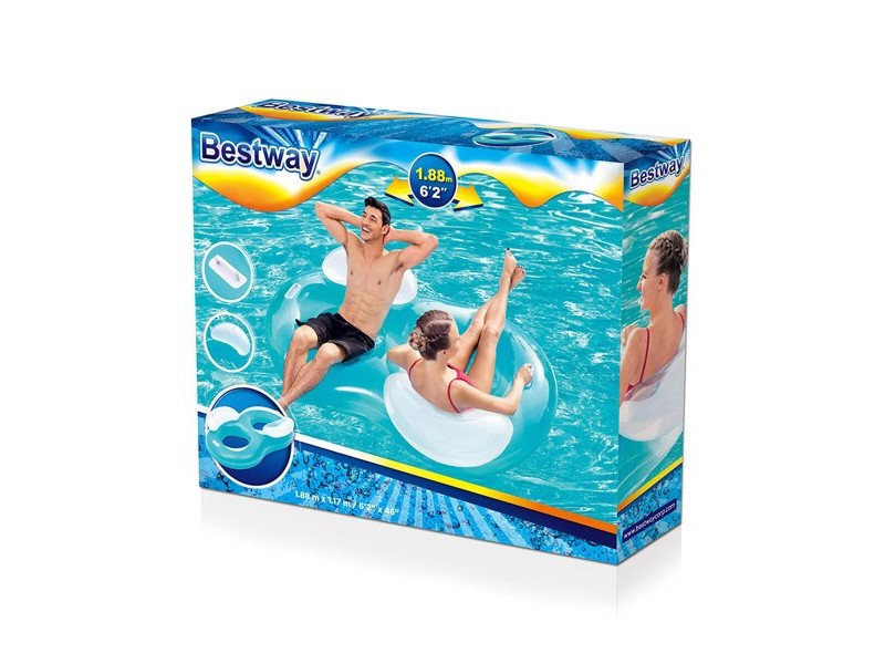 Надуваема гума пояс Bestway 188 x 117 cm Двоен
