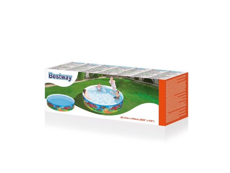 Детски басейн Bestway Военен 244 x 46 cm