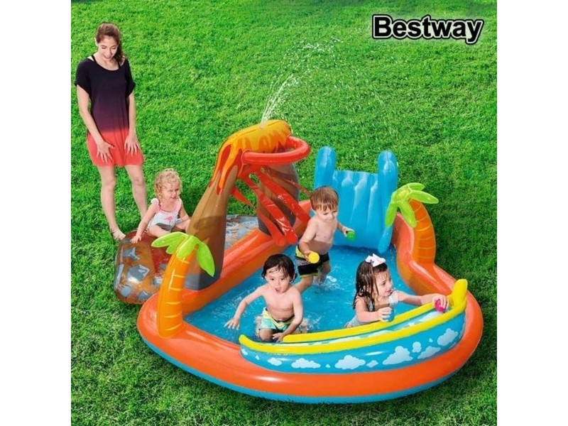 Надуваем Басейн C/C. PISCINA 2.65X2.65X1.04M HINCHABLE Bestway Многоцветен 265 x 265 x 104 cm