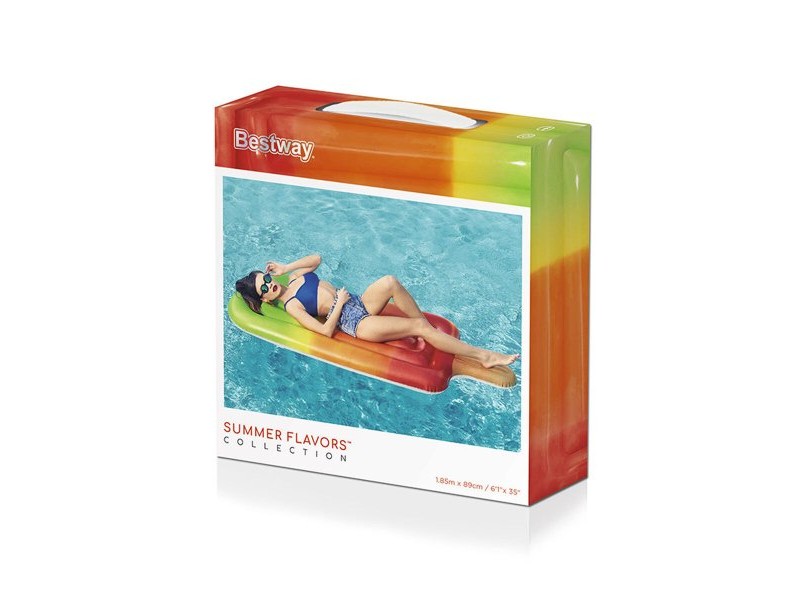Надуваем матрак Bestway 185 x 89 cm