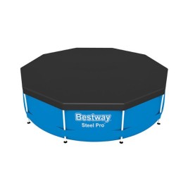 Покривало за плувен басейн Bestway Черен Ø 305 cm (1 броя)