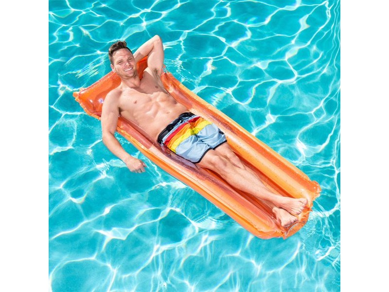 Надуваем матрак Bestway Deluxe 183 x 76 cm