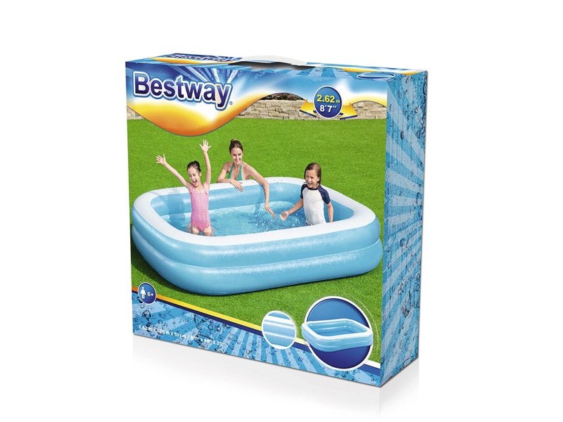 Детски басейн Bestway Многоцветен 262 x 175 x 51 cm