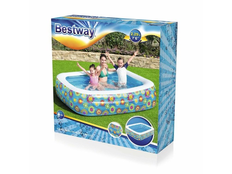 Детски басейн Bestway Многоцветен 305 x 183 x 56 cm Цветен
