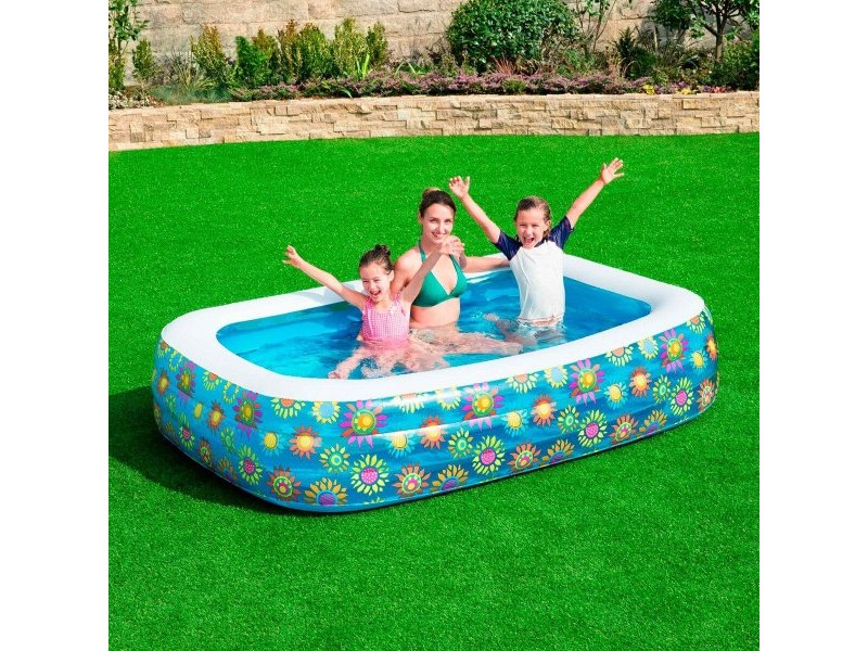 Детски басейн Bestway Многоцветен 305 x 183 x 56 cm Цветен