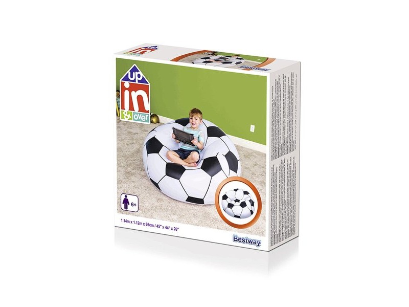 Надуваем стол Bestway Многоцветен 114 x 112 x 71 cm 112 x 114 x 66 cm Футболна Топка Надуваем стол Bestway Многоцветен 114 x 112 x 71 cm 112 x 114 x 66 cm Футболна Топка