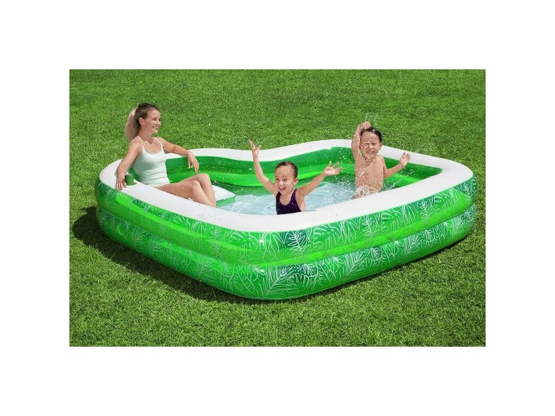 Детски басейн Bestway Зелен Многоцветен 231 x 231 x 51 cm
