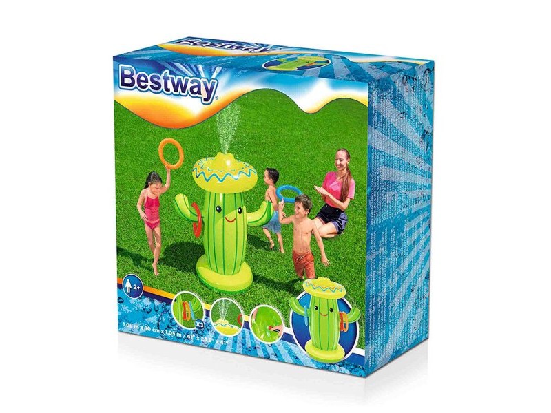 Спринклер Играчка Водна Пръскачка Bestway Пластмаса 105 x 60 x 105 Кактус