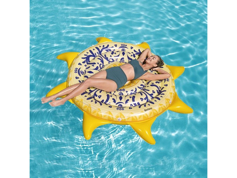 Надуваем Остров Bestway 226 x 226 cm