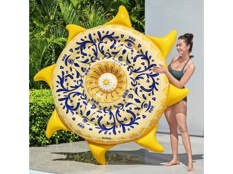 Надуваем Остров Bestway 226 x 226 cm