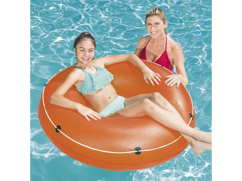 Надуваема Плувка Bestway Син Оранжев Ø 119 cm