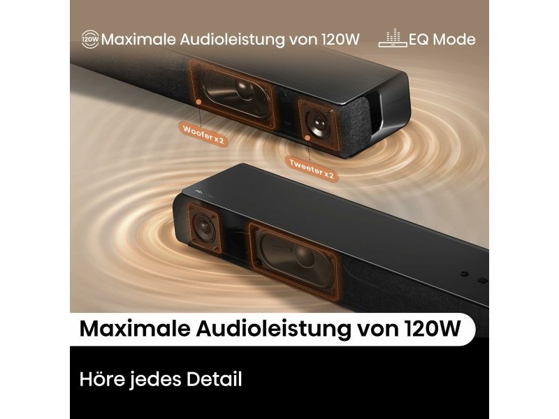 Soundbar система Hisense HS1000     120W Черен 120 W