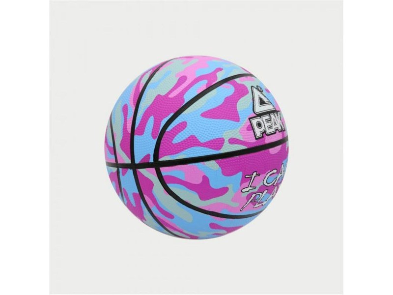 Баскетболна Топка Peak Peak Camo Ball Син Светло розово (Размер 5)