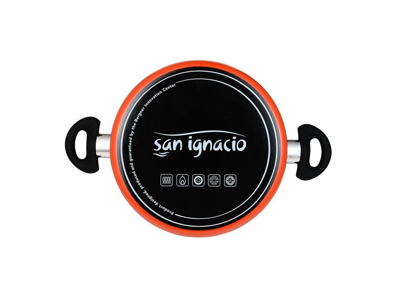 Касерола с Капак San Ignacio valencia experto Оранжев Ø 24 cm