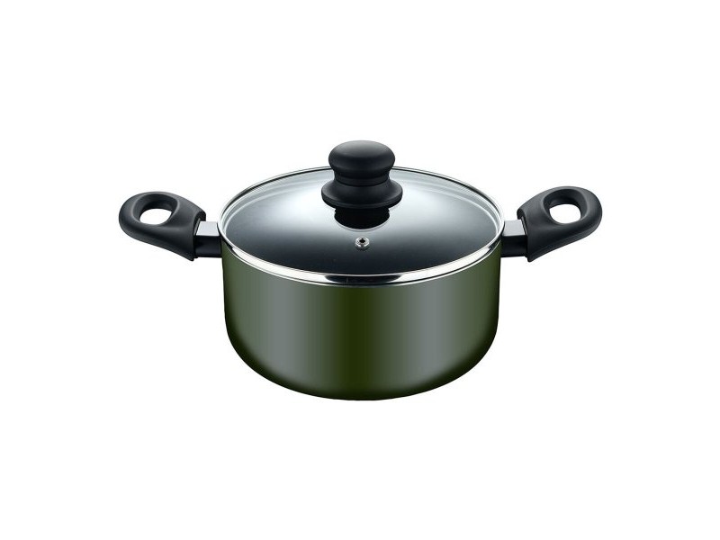 Касерола с Капак San Ignacio experto Черен Зелен Ø 28 cm