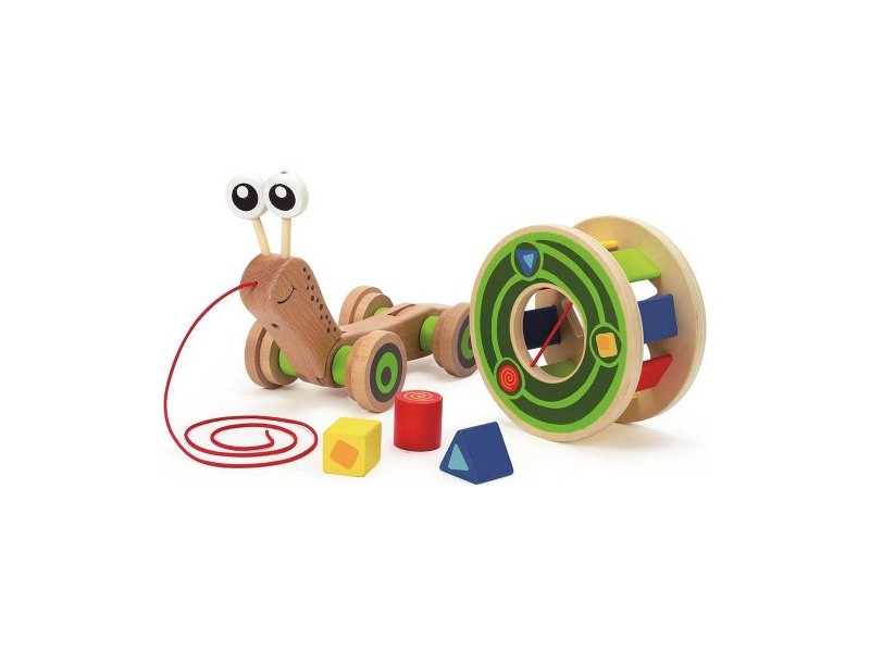 Интерактивна Играчка Hape Nestable Snail 30 x 18,6 x 11 cm