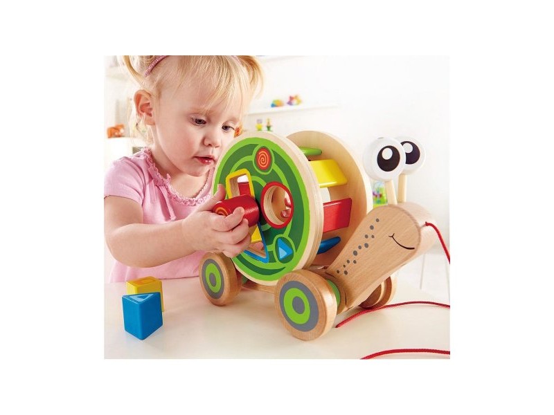 Интерактивна Играчка Hape Nestable Snail 30 x 18,6 x 11 cm