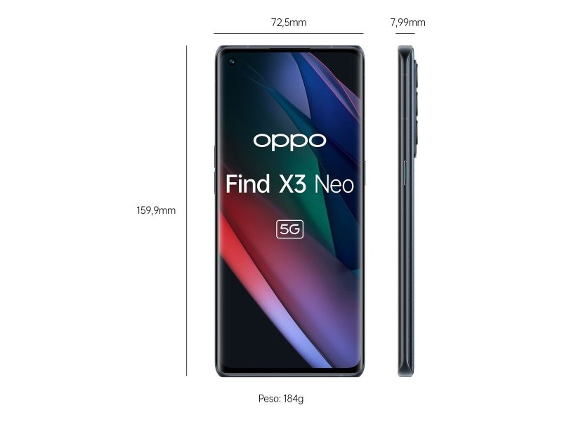 Смартфони Oppo Find X3 Neo 6,55