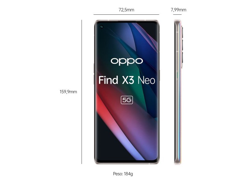 Смартфони Oppo Find X3 Neo 6,55