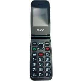 Мобилен телефон за по-възрастни хора Qubo NEONWBK 4G Черен