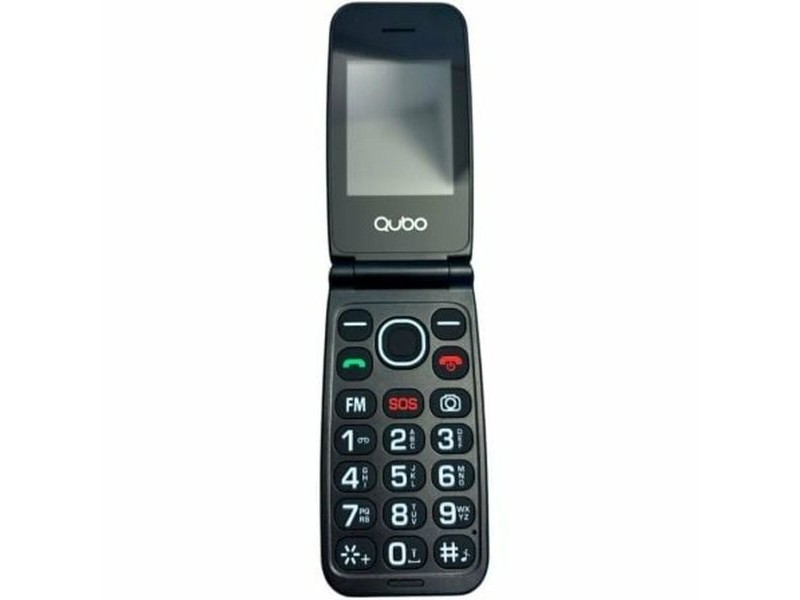 Мобилен телефон за по-възрастни хора Qubo NEONWBK 4G Черен