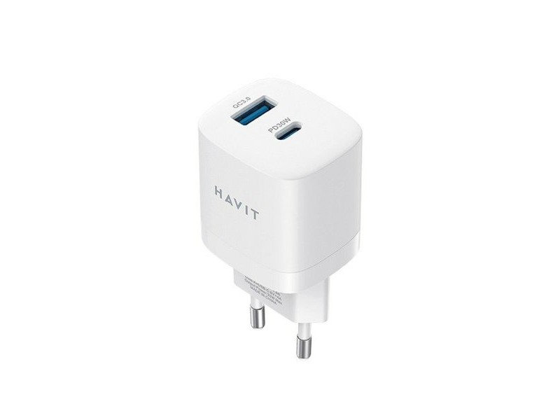 Зарядно за стена Havit UC30 EU Бял 30 W 33 W
