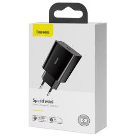 Зарядно за стена Baseus Speed Mini Черен 20 W