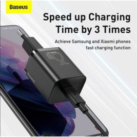 Зарядно за стена Baseus TZCCSUP-L01 Черен