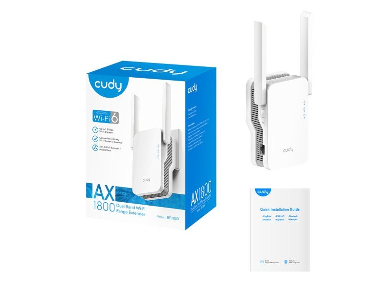 Безжичен усилвател Cudy AX1800