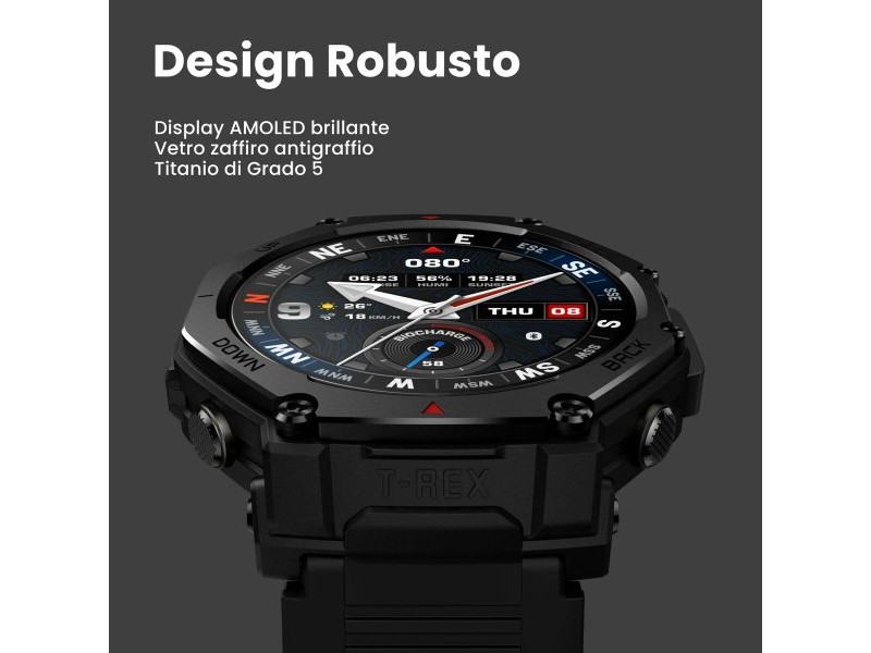 Смарт часовник Amazfit W2443EU1N Черен 1,5