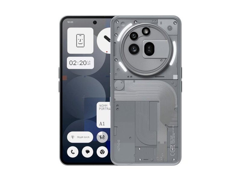 Смартфони Nothing phone A10400167 Octa Core 12 GB RAM 256 GB Сив