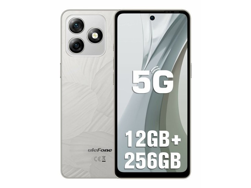 Смартфони Ulefone NOTE 18 PRO 6 GB RAM 256 GB Титанов 5G