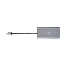 USB извод Kramer Electronics KDock-3 Сребрист Сив
