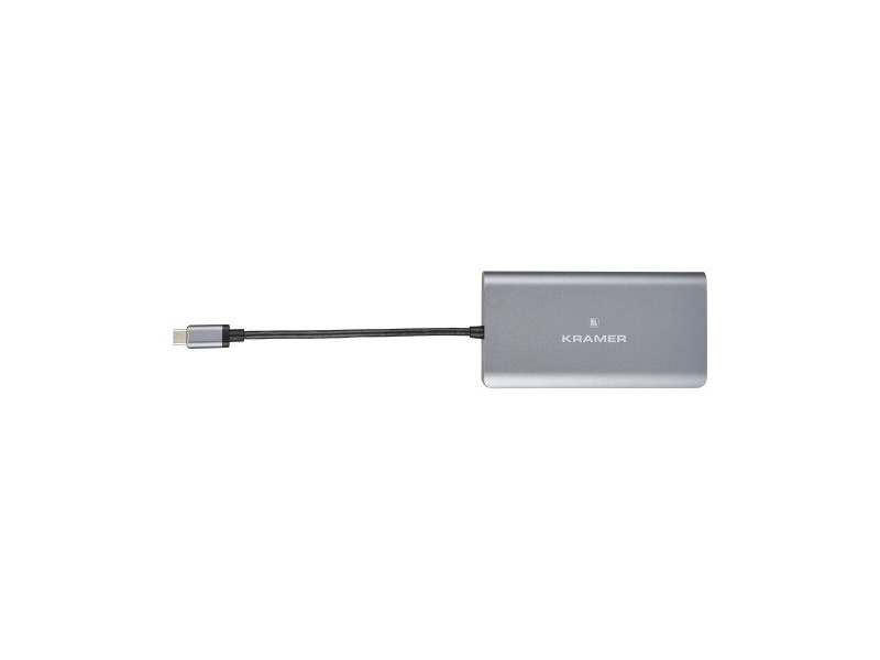 USB извод Kramer Electronics KDock-3 Сребрист Сив