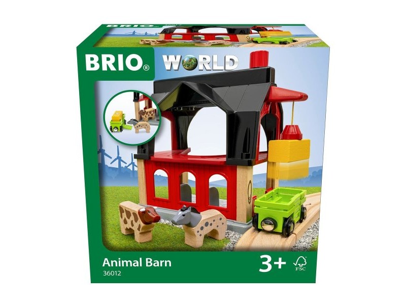 Комплект играчки Ravensburger Animal barn Дървен