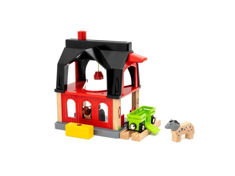 Комплект играчки Ravensburger Animal barn Дървен