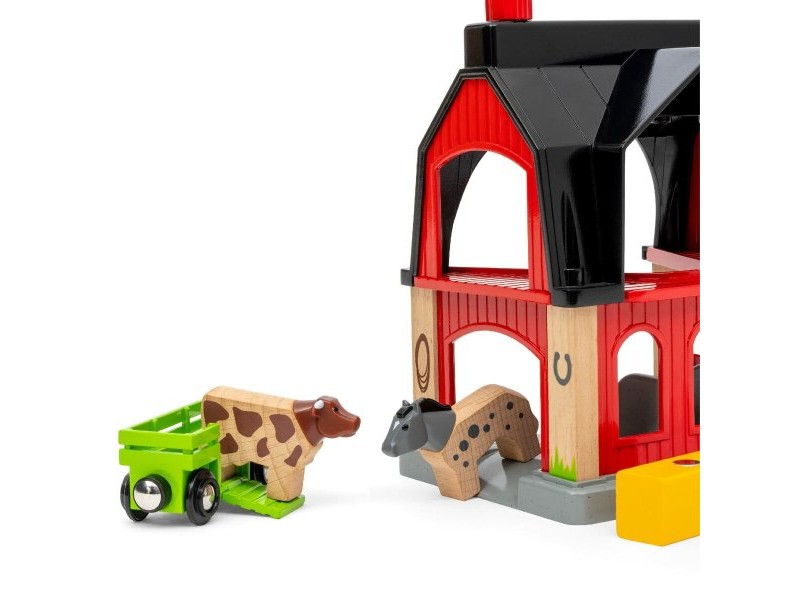 Комплект играчки Ravensburger Animal barn Дървен