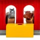 Комплект играчки Ravensburger Animal barn Дървен